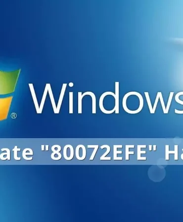 Windows 7 80072EFE Hatası çözümü